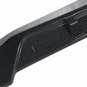 3PCS Carbon Fiber Color Front Bumper Lip Spoiler Cover Trim For Mercedes-Benz W204 2008-2014