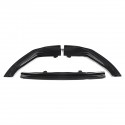 3PCS Front Bumper Lip Splitter For Lexus 2014-2016 IS250 IS350 IS200T F-SPORT STYLE Strip