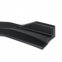 3PCS Matte Black Front Bumper Lip Body Kit Spoiler Splitter For Audi A4 Sport 2020