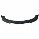 3PCS Matte Black Front Bumper Lip Spoiler Cover Trim For Mercedes-Benz W204 2008-2014