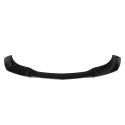 3PCS Matte Black Front Bumper Lip Spoiler Cover Trim For Mercedes-Benz W204 2008-2014