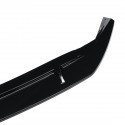 3Pcs Car Glossy Black Front Bumper Lip Spoiler Cover Trim 3PCS For Ford Focus 2019