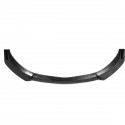 3Pcs Car Matte Black Front Bumper Lip Spoiler Protector Cover Trim For Mercedes CLA-Class W117 2016-2020