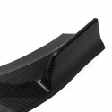 3Pcs Carbon Fiber Front Bumper Protector Lip Spoiler Covers Trim For Mercedes Vito 2015-2019