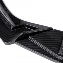 3Pcs Carbon Fiber Look Car Front Bumper Splitter Lip Diffuser Body Kit Spoiler Guard Protection For VW For Jetta MK7 2019-2021