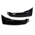 3Pcs Glossy Black Car Front Bumper Lip Body Kit Spoiler Diffuser Bumper Lip Deflector Lips Protector Cover For VW For Passat B8 2017-2019