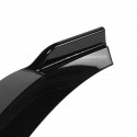 3Pcs Glossy Black Front Bumper Protector Lip Spoiler Covers Trim For Mercedes Benz CLA-Class W117 2016-2020