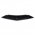 3Pcs Matte Black Car Front Bumper Lip Body Kit Spoiler Diffuser Bumper Lip Deflector Lips Protector Cover For VW Passats 2020