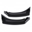 3Pcs Matte Black Car Front Bumper Splitter Lip Diffuser Body Kit Spoiler Guard Protection For VW For Jetta MK7 2019-2021