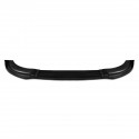 3Pcs Matte Black Front Bumper Lip Spoiler Splitter Matte Black For Dodge Charger SRT 2015-2019