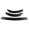 3Pcs Matte Black Front Bumper Protector Lip Spoiler Covers Trim For Mercedes-Benz Vito 2015-2019