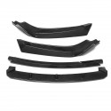 4PCS Car Front Bumper Lip Spoiler Splitter Carbon Fiber For Honda Civic Sedan 2016-2018