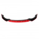 4PCS Red Black Front Bumper Lip Spoiler Splitter For BMW G01 X3 G02 X4 2018-2020