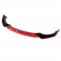 4PCS Red Black Front Bumper Lip Spoiler Splitter For BMW G01 X3 G02 X4 2018-2020