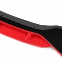 4PCS Red Black Front Bumper Lip Spoiler Splitter For BMW G01 X3 G02 X4 2018-2020