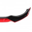 4PCS Red Black Front Bumper Lip Spoiler Splitter For BMW G01 X3 G02 X4 2018-2020