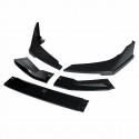 5PCS Front Bumper Protector Lip Body Kit Spoiler Splitter For Honda Civic 2019-2020 Sedan