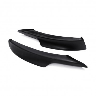 Black Front Bumper Lip Splitter Diffuser Protector Pair For BMW E90 335i 328i LCI M-Tech 2009-2012