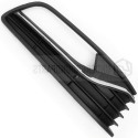 Car Driver/Passenger Side Front Bumper Fog Light Grille Cover Trim Without Hole For VW POLO 6R/6C 2014-17