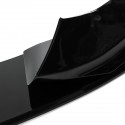 Car Universal Carbon Fiber Look Glossy Black Front Bumper Splitter Lip Body Kits For BMW 4 Series