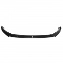 Carbon Black Front Bumper Lip Body Spoiler Splitter For VW Golf MK7.5 2018-2020 3Pcs