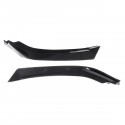 Carbon Fiber Look Anti-Scratch Front Bumper Lip Wrap Angle Splitters For Honda Civic Sedan 4Dr 2016-2018