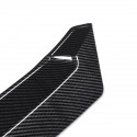 Carbon Fiber Look Anti-Scratch Front Bumper Lip Wrap Angle Splitters For Honda Civic Sedan 4Dr 2016-2018