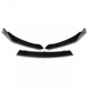 Carbon Fiber Look Front Bumper Lip Protector Body Kit Spoiler For Hyundai Veloster 2013-2017