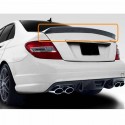 Carbon Fiber V Style Duckbill Trunk Spoiler For Mercedes W204 C250 C300 C63