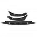 Front Bumper Lip Spoiler Carbon Fiber Look For Honda Civic Coupe / Sedan