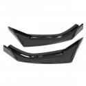 Front Bumper Lip Spoiler Carbon Fiber Look For Honda Civic Coupe / Sedan