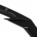 Front Bumper Lip Spoiler Carbon Fiber Look For Honda Civic Coupe / Sedan