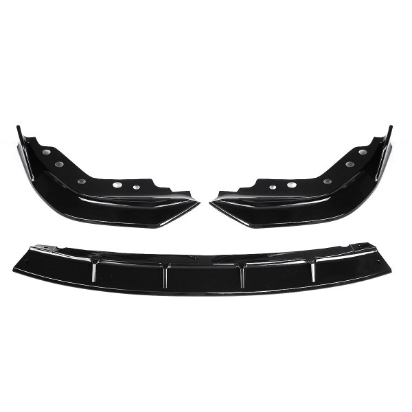 Front Bumper Lip Spoiler Splitter Golss Black For BMW 3 Series G20 G28 2019-2020