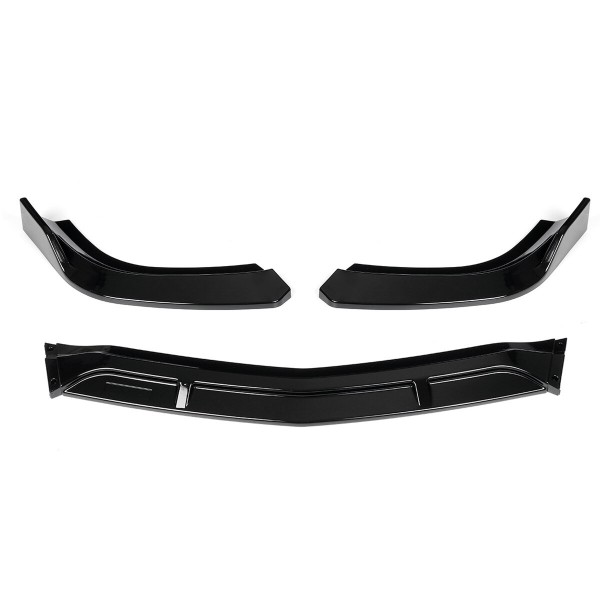 Front Bumper Lower Splitter Lip Diffuser Guard Front Shovel Bright Black For Mercedes For Benz W204 C180 C200 C250 Sedan 2008-2014