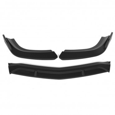 Front Bumper Lower Splitter Lip Diffuser Guard Front Shovel Mate Black For Mercedes For Benz W204 C180 C200 C250 Sedan 2008-2014