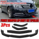 Front Bumper Lower Splitter Lip Diffuser Guard Front Shovel Mate Black For Mercedes For Benz W204 C180 C200 C250 Sedan 2008-2014