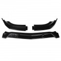 Gloss Front Bumper Protector Lip Body Spoiler Splitter For Mercedes-Benz C Class 2008-2014