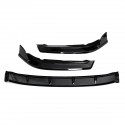 Glossy Black Front Bumper Cover Lip Spoiler Splitter For Honda Civic 2019-2020