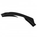 Glossy Black Front Bumper Lip Spoiler Cover Trim 3PCS For Mercedes C-Class W205 Sport 2019-2020