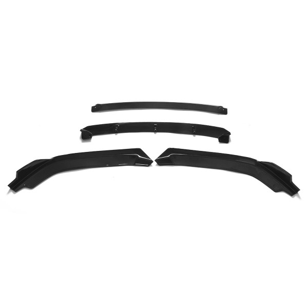 Glossy Front Bumper Lip Body Kit Spoiler Spliter For Honda Civic 4DR 2016-2018