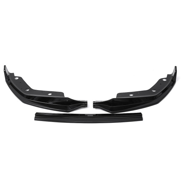 Golss Black Front Bumper Lip Spoiler M Sport 3PCS For BMW 3 Series G20 2019-2020