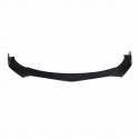 Universal Car Front Lower Bumper Lip Shovel Chin Body Kits Black Side Spoiler Protector Rotable