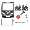 2 Din Car Stereo Fascia Frame Panel With ISO Cable Kit for Ford Everest Ranger/ BT-50 BT50