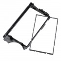 2 Din Car Stereo Radio Fascia Panel Plate Frame for SSANG YONG Actyon 2006-2009 Left Hand Drive