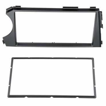 2 Din Car Stereo Radio Fascia Panel Plate Frame for SSANG YONG Actyon 2006-2009 Left Hand Drive