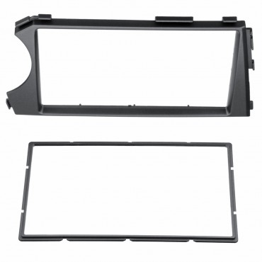 2 Din Car Stereo Radio Fascia Panel Plate Frame for SSANG YONG Actyon 2006-2009 Left Hand Drive