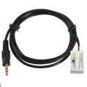 3.5mm Jack Plug CD 6000 AUX Audio Input Adapter Cable for Ford