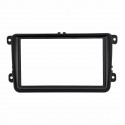 7 Inch Double 2 Din Car Stereo Frame Facia Trim Dash Radio DVD Panel For VW Touran Golf Passat Caddy