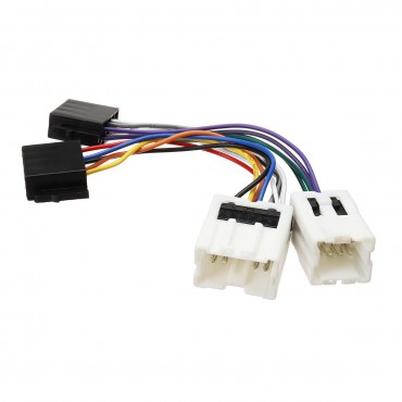 Car 4Pin 9Pin ISO Wiring Harness Stereo Radio Cable Adaptor Wire Loom Audio Connector For Nissan Patrol GQ GU GU7 Y61