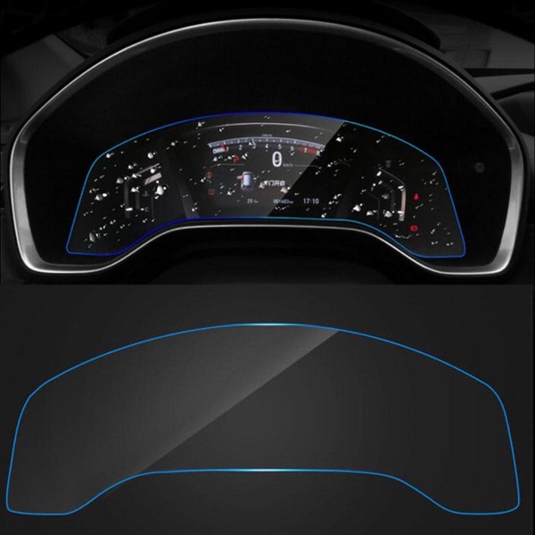 Car Dashboard Screen Protector Clear Center Touch HD Film for Honda CRV 2017-18